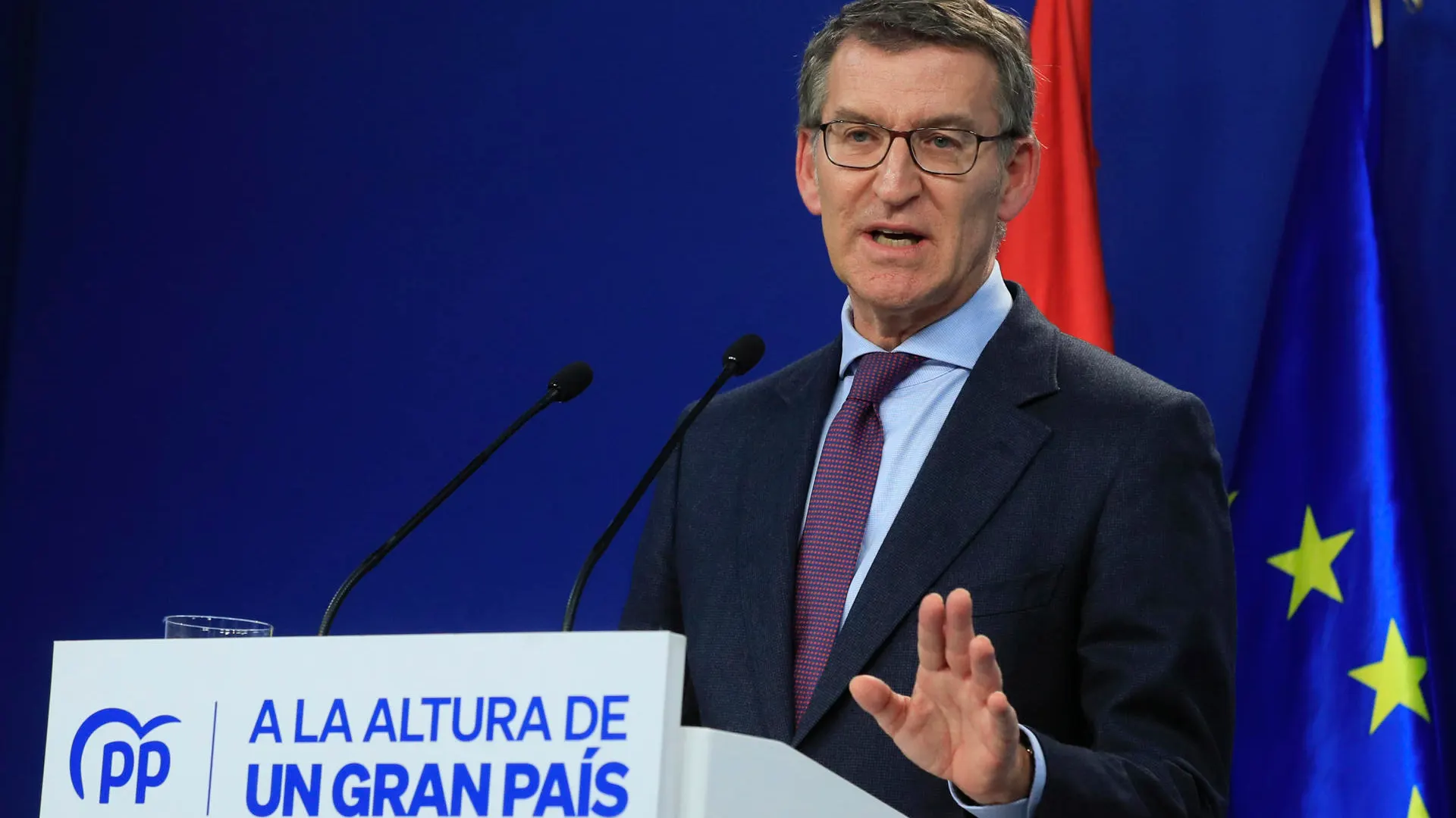 Alberto Núñez Feijóo, presidente del Partido Popular Alberto Núñez Feijóo, presidente del Partido Popular