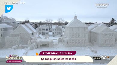 Vídeos virales: el temporal en Canadá está dejándolo todo congelado... ¡Incluso las casas!