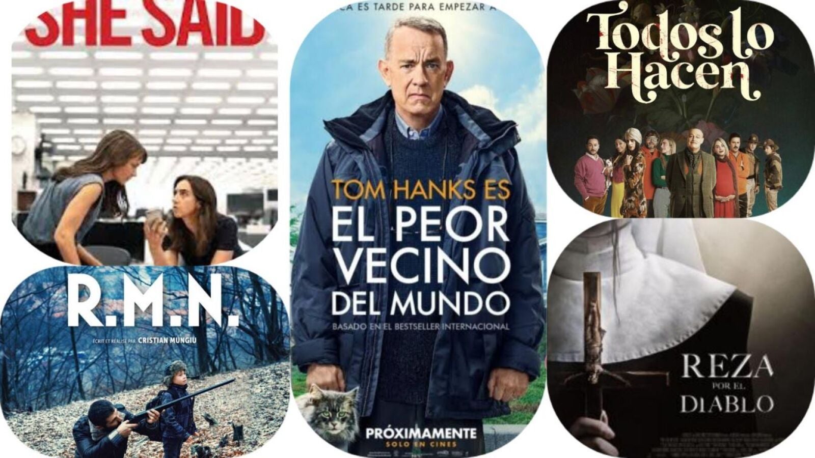 'El peor vecino del mundo' o 'Al descubierto':un Tom Hanks gruñón o la investigación que destapó el caso de Harvey Weinstein protagonizan los últimos estrenos de cine del año