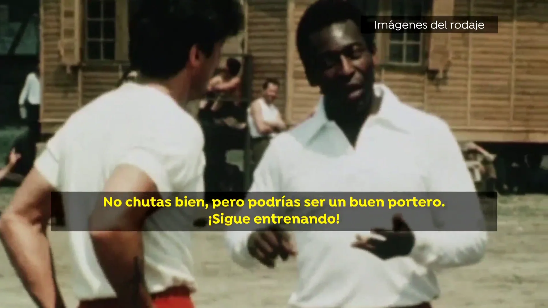 Pelé, junto a Stallone en 'Evasión o victoria'