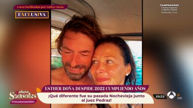 Esther Doña comienza el nuevo año de forma muy diferente al 2022: ¡Soltera y feliz!