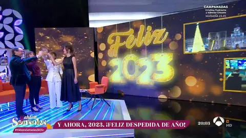¡Os deseamos un feliz 2023 de parte de todo el equipo de ‘Y ahora Sonsoles'! ¡Os deseamos un feliz 2023 de parte de todo el equipo de ‘Y ahora Sonsoles'!