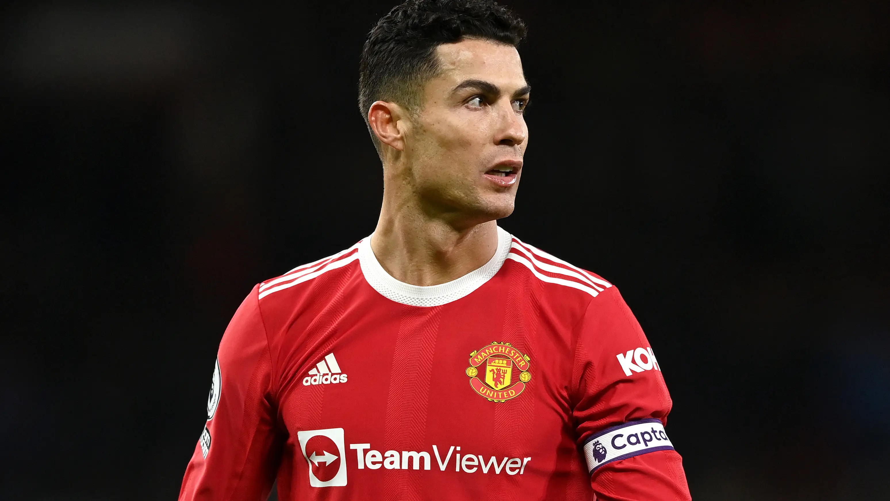 Cristiano Ronaldo en un partido con el Manchester United Cristiano Ronaldo en un partido con el Manchester United