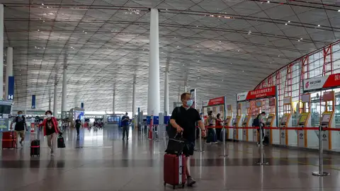 Imagen de archivo de un aeropuerto Imagen de archivo de un aeropuerto