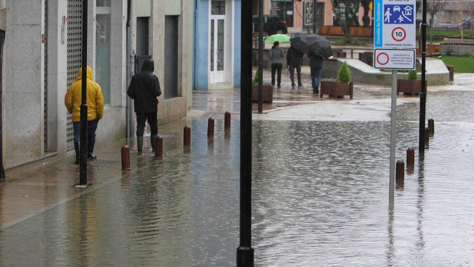 Más de mil incidencias por el temporal en Galicia en el comienzo de 2023