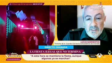 La rave ilegal de Granada sigue adelante: 