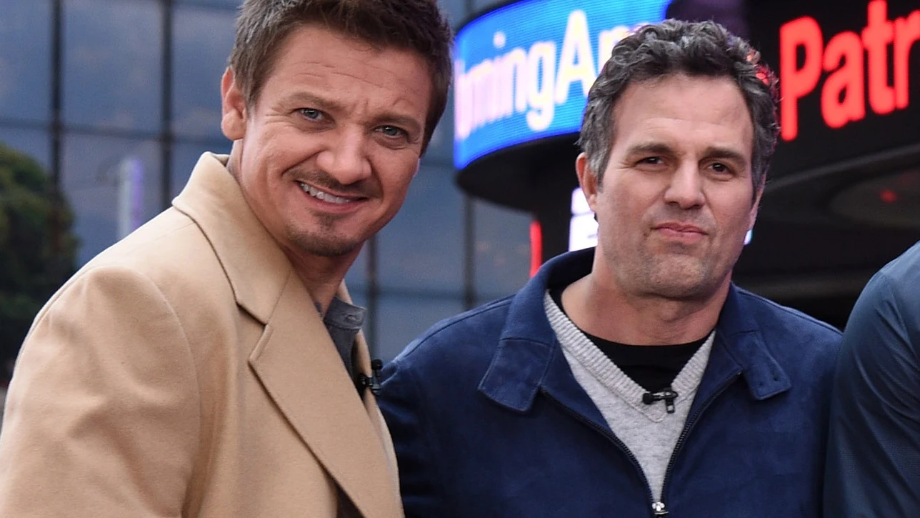 Mark Ruffalo y Jeremy Renner Mark Ruffalo y Jeremy Renner