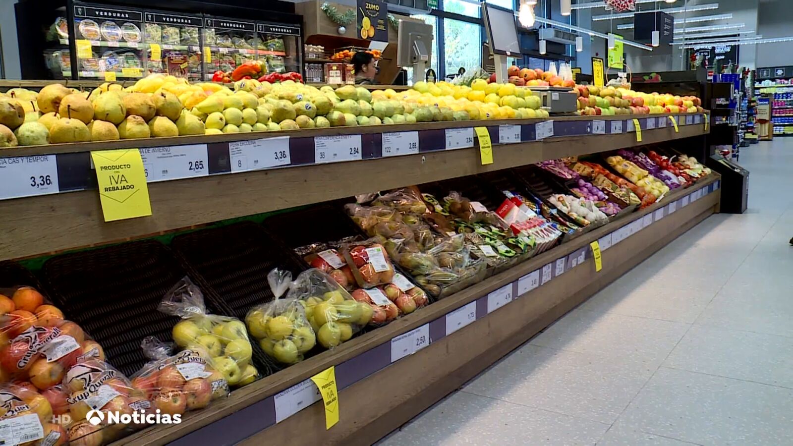 ¿Cuál es el ahorro en la compra básica con la rebaja del IVA de los alimentos?