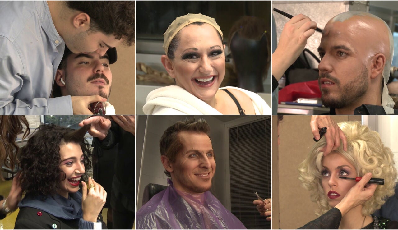 Maquillaje y caracterización, así se hace la magia para la gala de Reyes de 'Tu cara me suena'