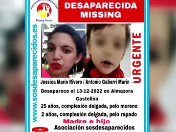 Desaparecen madre e hijo en Castellón Desaparecen madre e hijo en Castellón