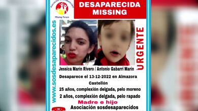 La tía de Antonio, el niño desaparecido junto a su madre en Castellón: 