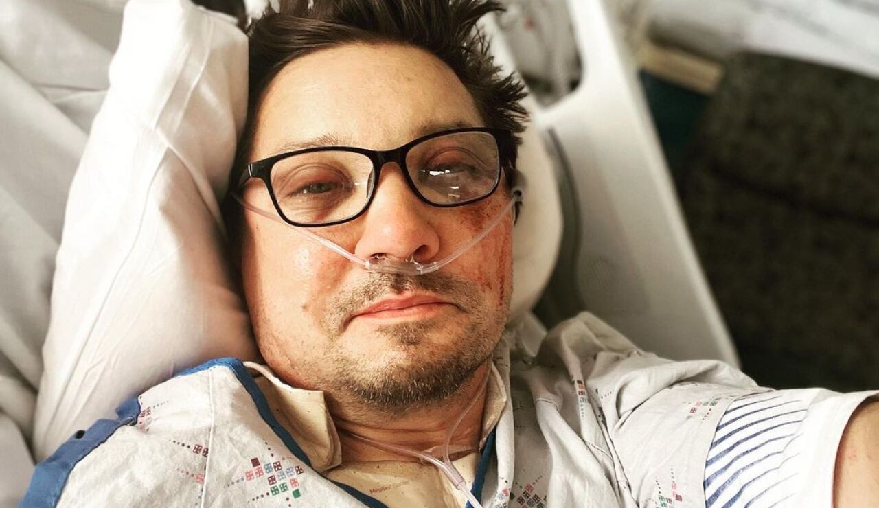 Jeremy Renner desde el hospital
