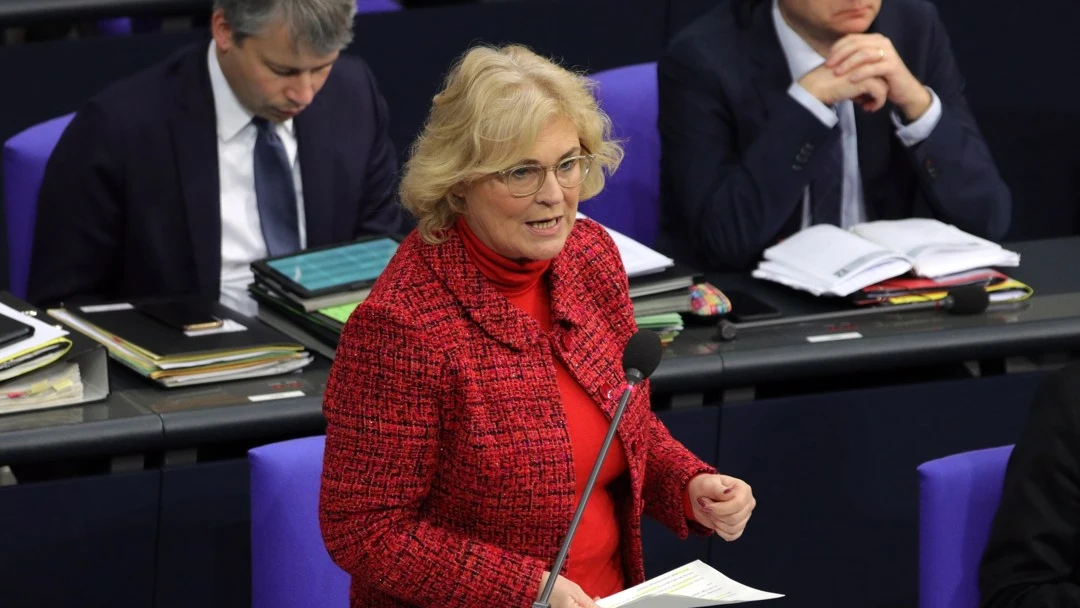 Imagen de recurso de la ministra alemana
