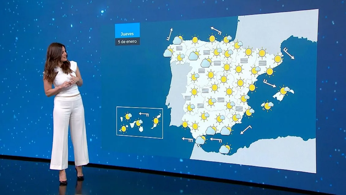 Mercedes Martín cuenta la previsión del tiempo Mercedes Martín cuenta la previsión del tiempo