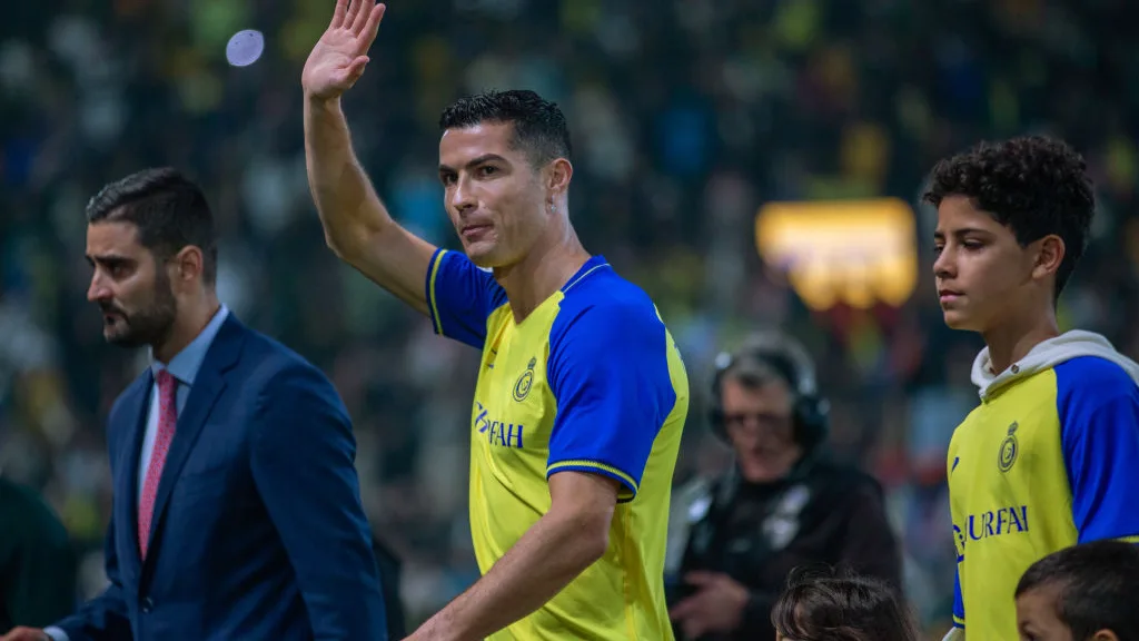 Cristiano Ronaldo, en la presentación con el Al Nassr Cristiano Ronaldo, en la presentación con el Al Nassr