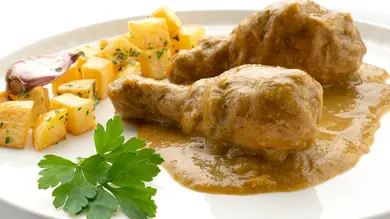 ¡Cualquiera puede hacerlo! Jamoncitos de pollo con salsa de almendra ¡Cualquiera puede hacerlo! Jamoncitos de pollo con salsa de almendra
