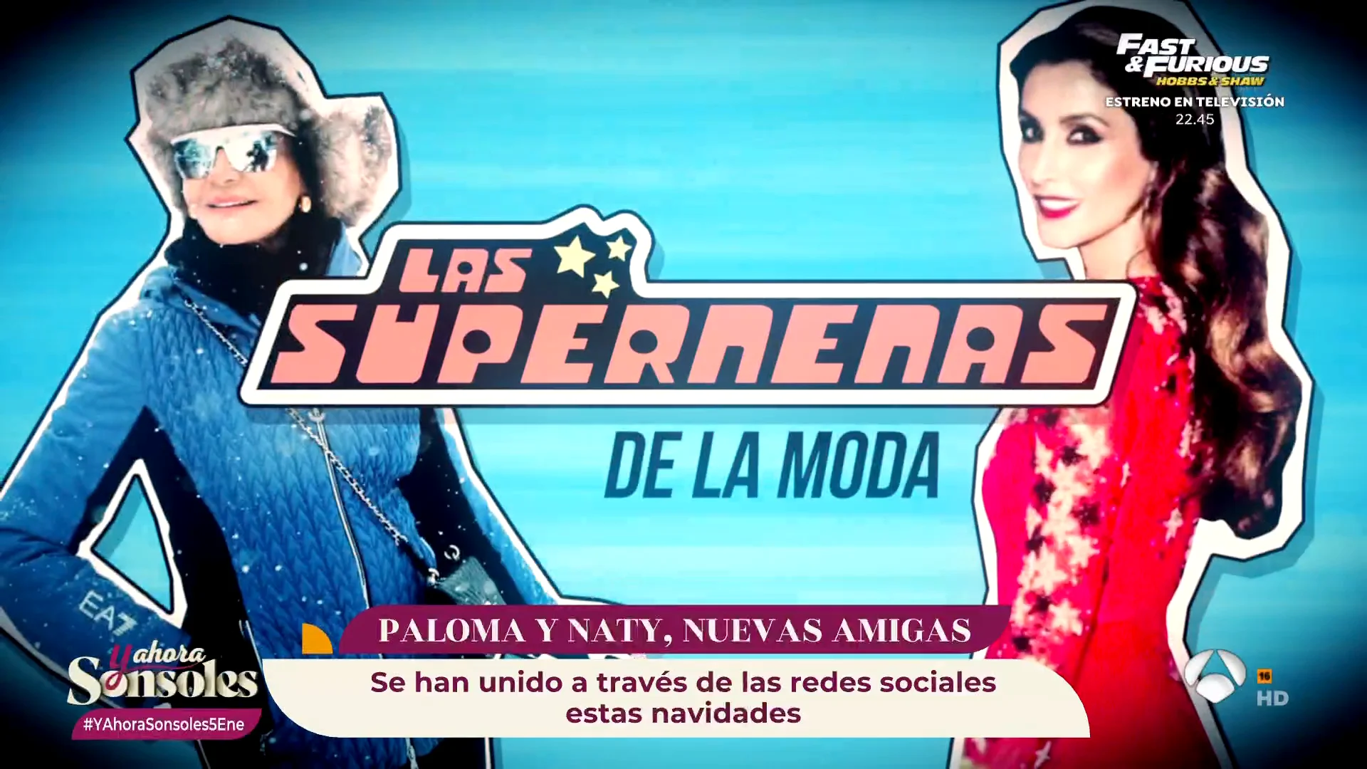 Paloma Cuevas y Naty Abascal