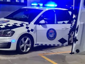 Imagen de un coche de policía de O Porriño Imagen de un coche de policía de O Porriño