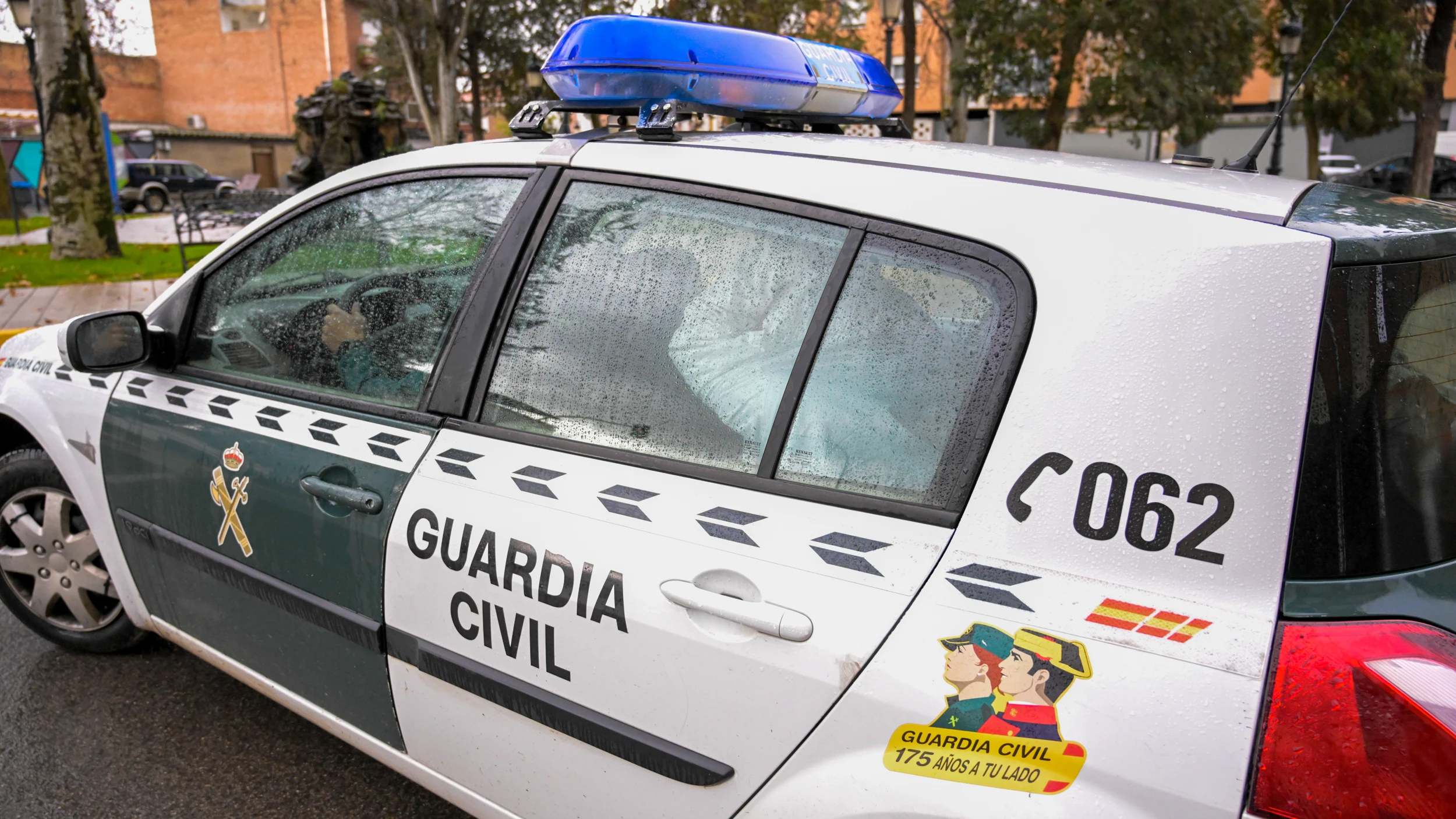 Imagen de archivo de un coche de la Guardia Civil Imagen de archivo de un coche de la Guardia Civil
