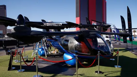Coche volador de la feria tecnológica de Las Vegas Coche volador de la feria tecnológica de Las Vegas