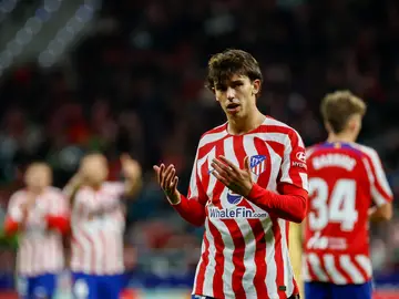 Joao Félix, en el partido ante el Barcelona en el Civitas Metropolitano Joao Félix, en el partido ante el Barcelona en el Civitas Metropolitano