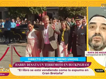 Rafa de Miguel asegura que el libro del príncipe Harry ha sido una auténtica explosión: "No ha dejado títere con cabeza" Rafa de Miguel asegura que el libro del príncipe Harry ha sido una auténtica explosión: "No ha dejado títere con cabeza"