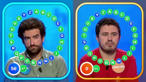 Orestes se planta con un “pobre” número de aciertos, ¿suficiente para que Rafa gane ‘El Rosco’? Orestes se planta con un “pobre” número de aciertos, ¿suficiente para que Rafa gane ‘El Rosco’?