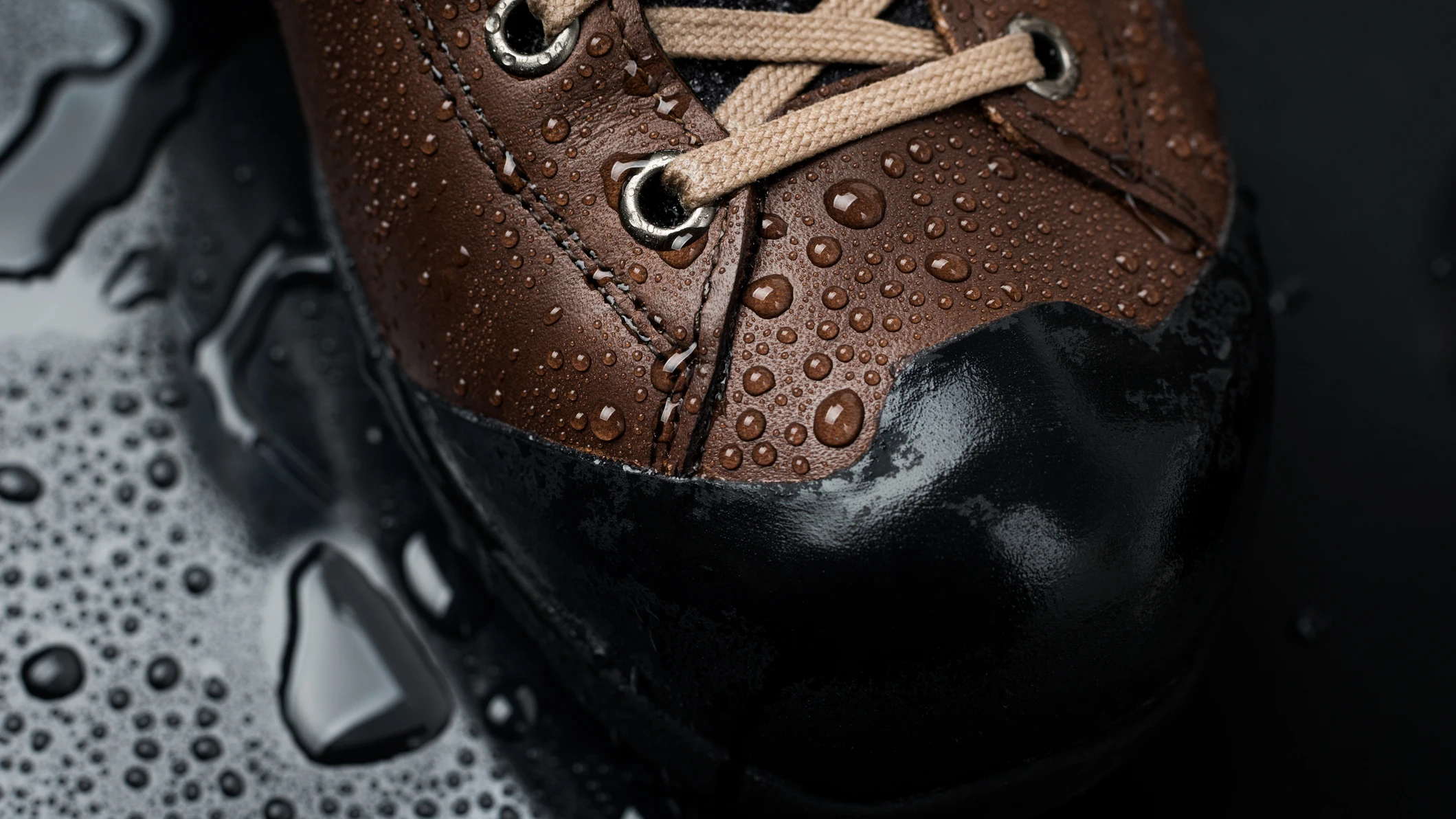 Zapato impermeable