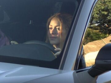 Shakira, en su coche