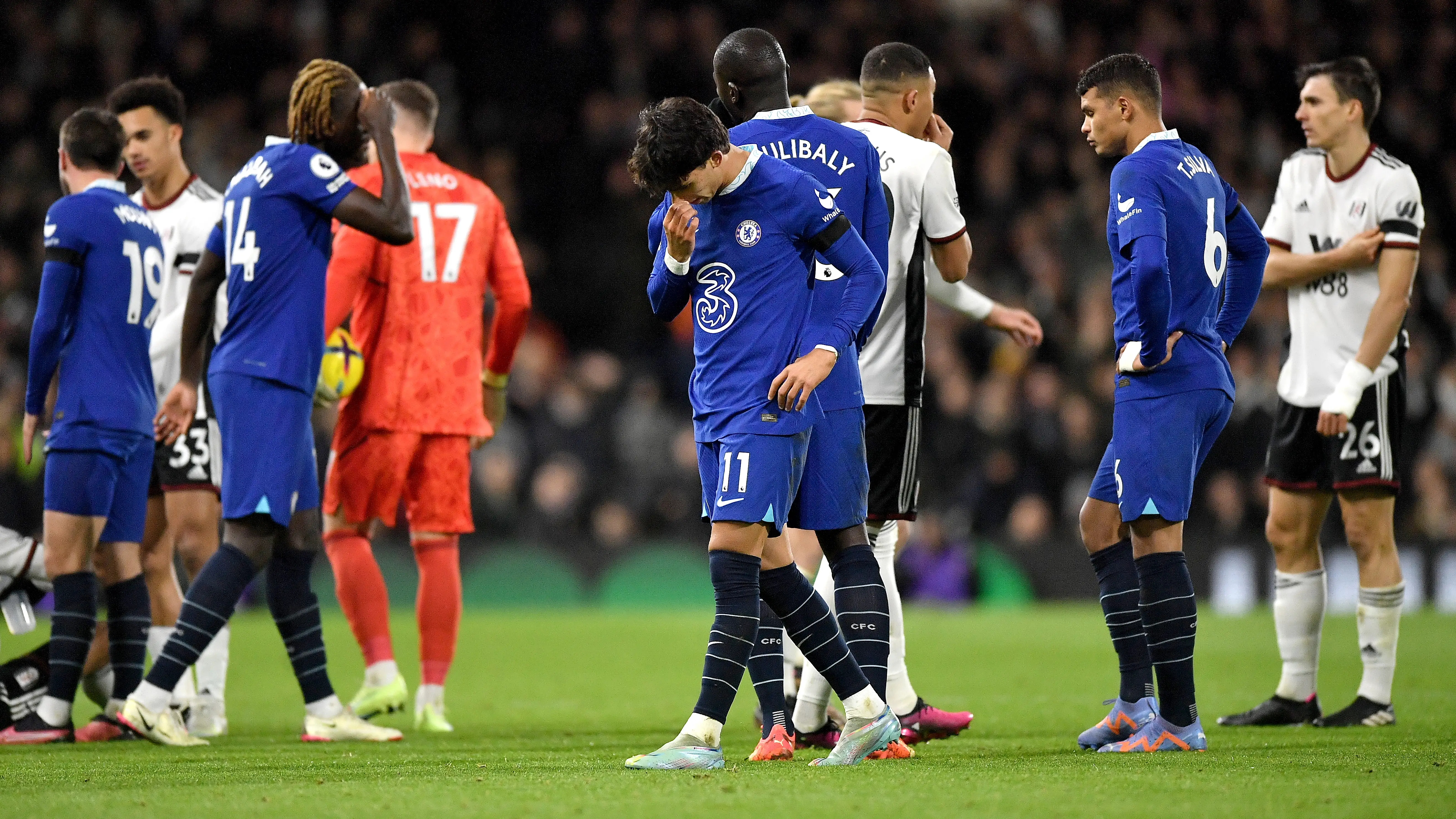 Joao Félix, tras ser expulsado en su debut con el Chelsea Joao Félix, tras ser expulsado en su debut con el Chelsea