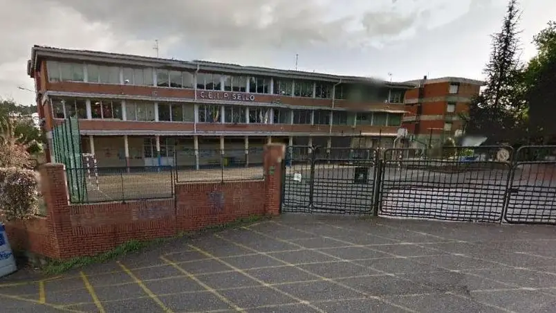 El colegio de Vigo afectado El colegio de Vigo afectado