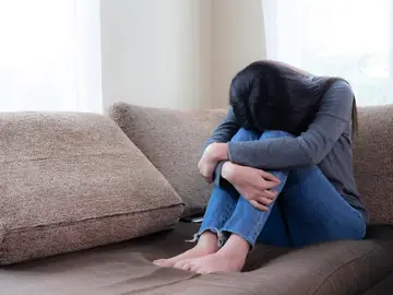 Una joven con depreción Una joven con depreción