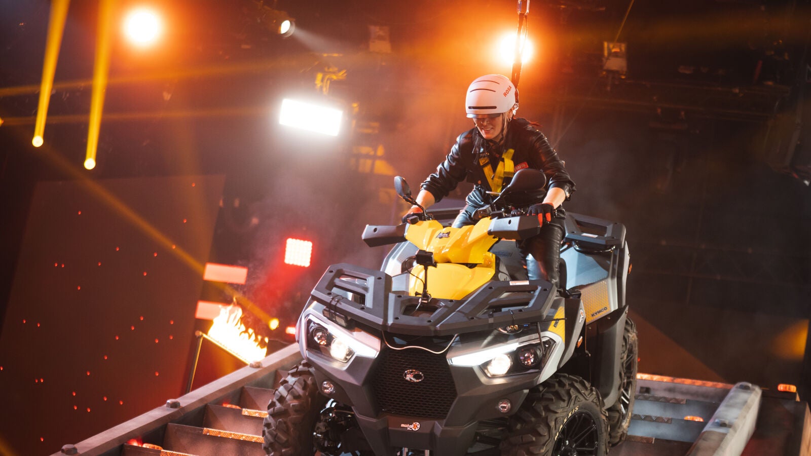 ¡Cuidado! Rosa López demuestra que es una mujer todoterreno sobre un quad en ‘El Desafío’ 