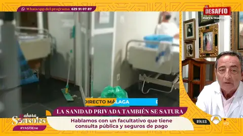 El colapso de la sanidad pública comienza a hacer estragos en la privada: "No se esperaba este aluvión de pacientes" El colapso de la sanidad pública comienza a hacer estragos en la privada: "No se esperaba este aluvión de pacientes"