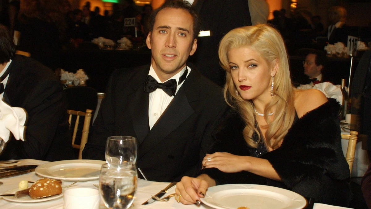 Nicolas Cage y Lisa Marie Presley 