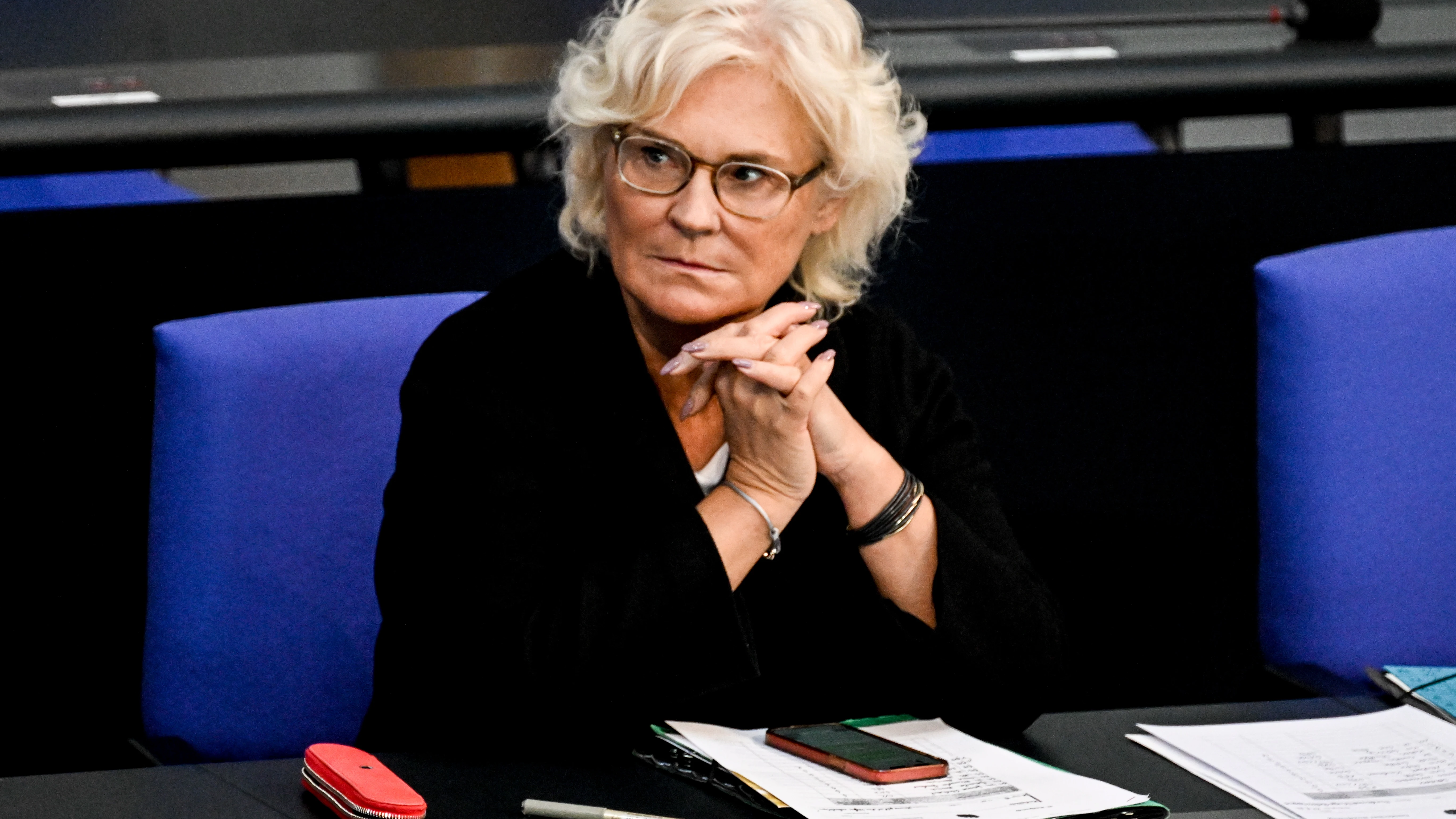 Ministra de Defensa alemana, Christine Lambrecht Ministra de Defensa alemana, Christine Lambrecht