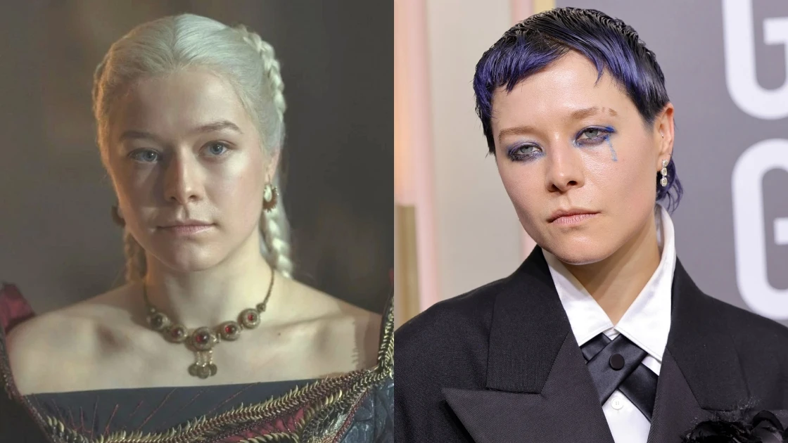 Emma D'Arcy es Rhaenyra Targaryen Emma D'Arcy es Rhaenyra Targaryen