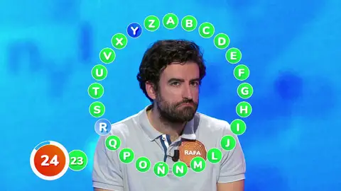 Rafa se escapa en ‘El Rosco’ hasta los 23 aciertos: ¿Se ‘ganará’ el naranja frente a Orestes? Rafa se escapa en ‘El Rosco’ hasta los 23 aciertos: ¿Se ‘ganará’ el naranja frente a Orestes?