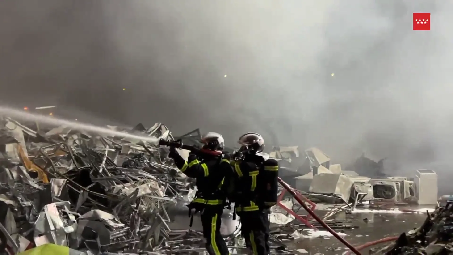 Incendio chatarrer&iacute;a