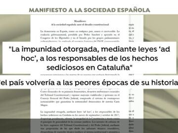 Manifiesto PP y PSOE