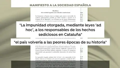 Manifiesto PP y PSOE Manifiesto PP y PSOE