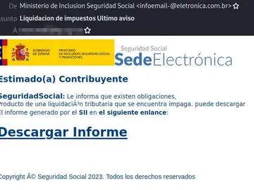 Timo seguridad social Timo seguridad social
