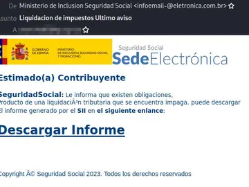 Timo seguridad social Timo seguridad social