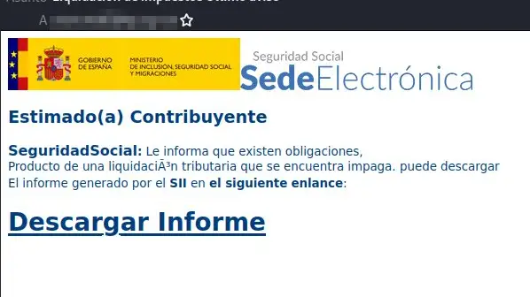 Timo seguridad social Timo seguridad social