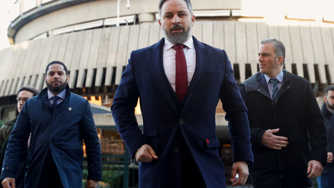 El presidente de Vox, Santiago Abascal
