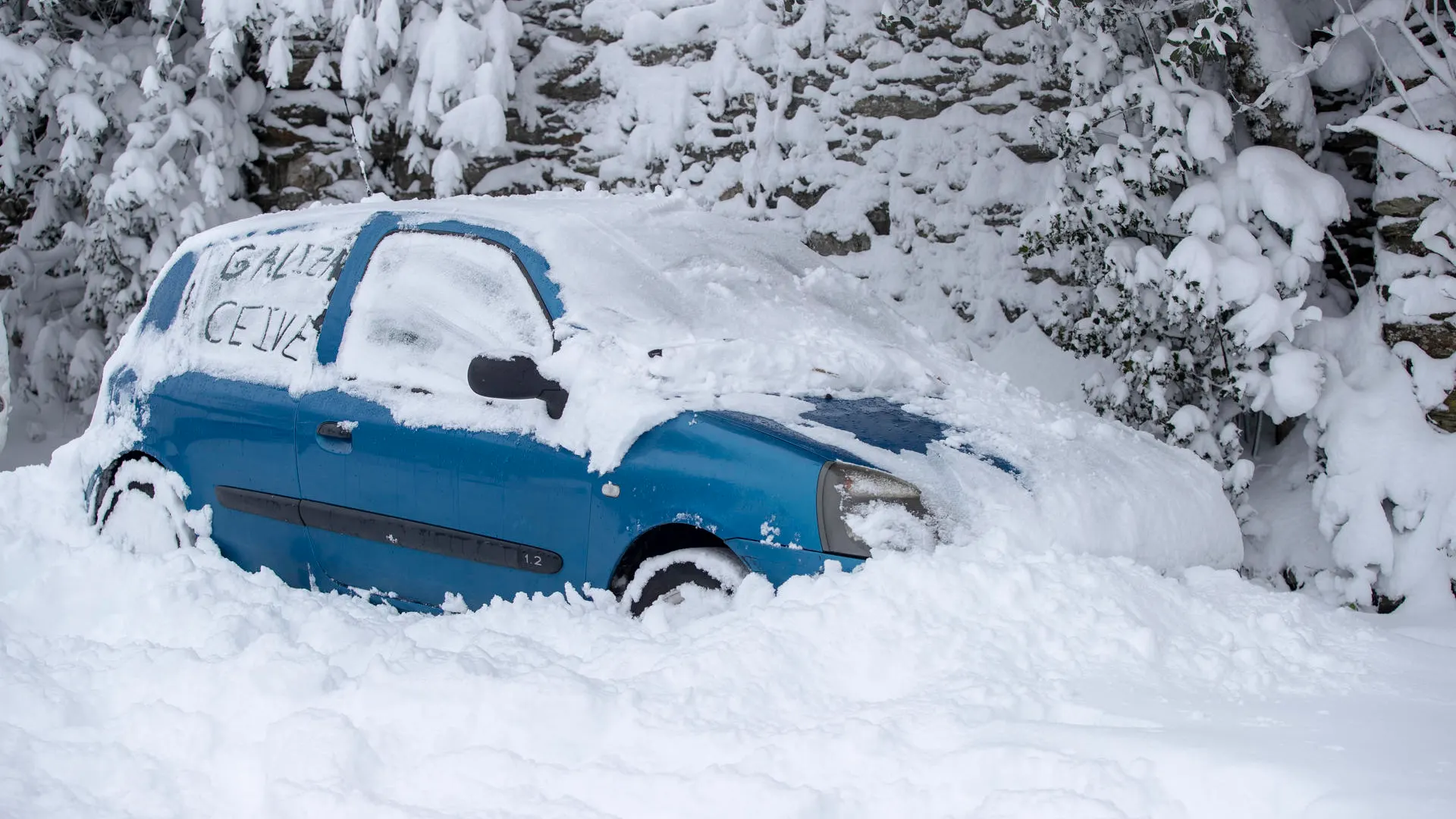 Nieve en Galicia
