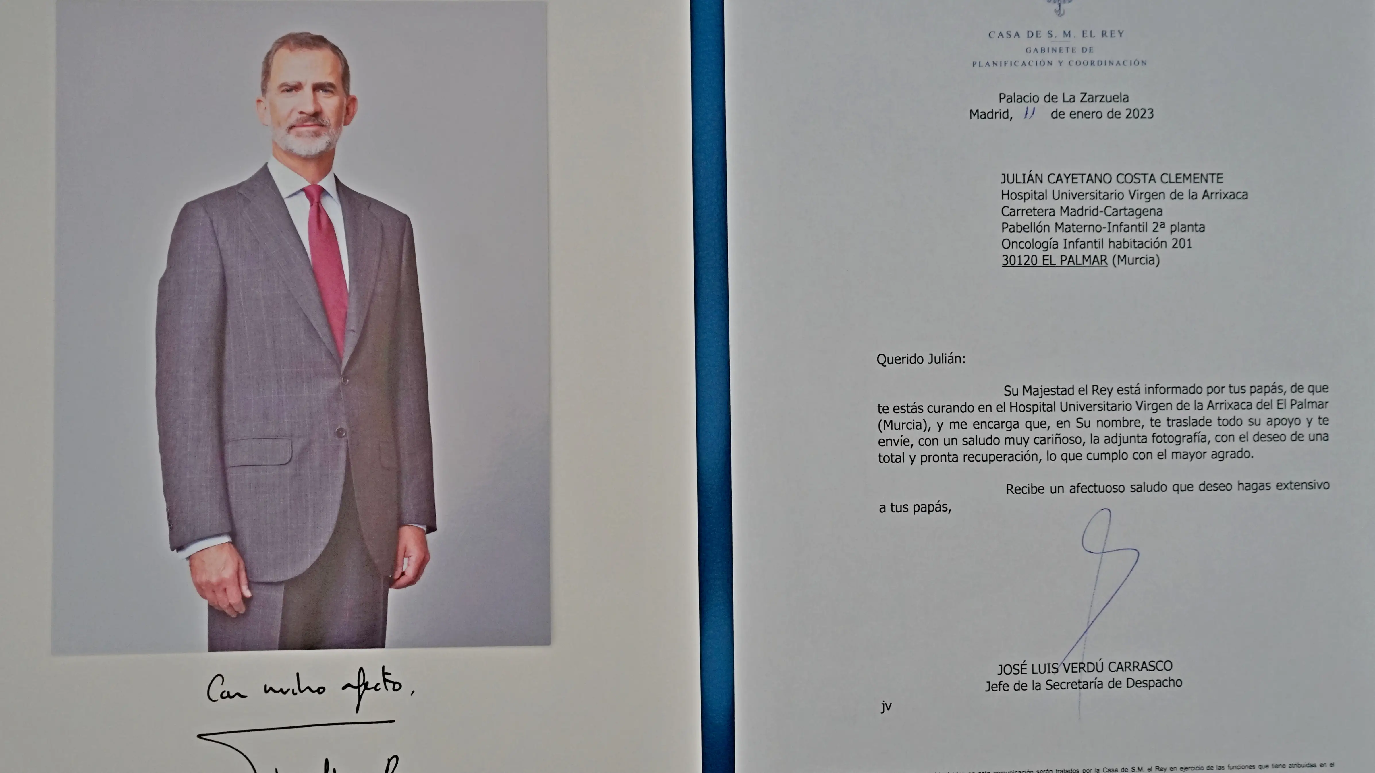 La carta del Rey Felipe VI La carta del Rey Felipe VI