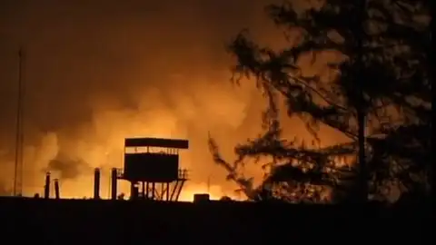 Incendio en Nigeria Incendio en Nigeria