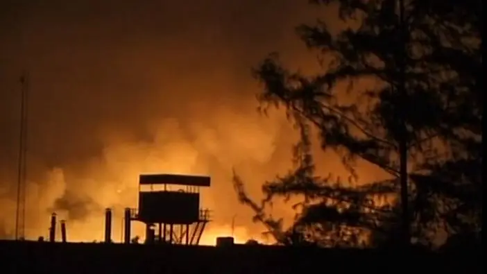 Incendio en Nigeria