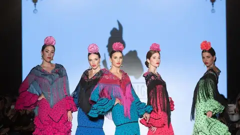 Las modelos de 'We Love Flamenco' Las modelos de 'We Love Flamenco'